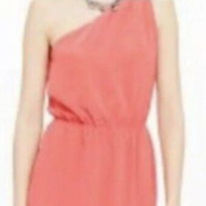 Pink club monaco off the shoulder dress